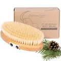 Produktbild: Stephanie Franck Trockenbürste Körper weich – Soft Body Brush mit Naturborsten & FSC-Buchenholz, für Lymphdrainage, Peeling & Massage, ideal bei sensibler Haut, Made in Germany