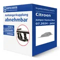 Produktbild: Westfalia Anhängerkupplung abnehmbar für CITROEN Jumper Kasten/Bus Typ 250 PKW