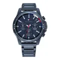 Produktbild: Tommy Hilfiger Multi Zifferblatt Quarz Uhr für Herren mit Blaues Edelstahlarmband - 1791789