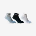 Produktbild: Tennissocken Mid (dünn) 3er-Pack schwarz/weiss/grau