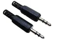 Produktbild: 2 x 3-polig 3,5 mm stereo Klinkenstecker zum Löten Hobby-Aux-Stecker maltronic