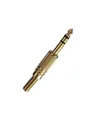 Produktbild: 1 x Klinkenstecker 6,3mm stereo - Klinke Klinken Stecker - GOLD