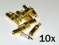 Produktbild: 10 x stereo Klinkenkupplung 3,5mm Klinke Klinken Kupplungen GOLD - hochwertig