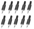 Produktbild: 10x 3,5mm Klinkenstecker mono - Kopfhörer Stecker zum Löten