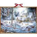 Produktbild: Weihnachten auf dem Mühlenhof, Wand-Adventskalender Adventskalender