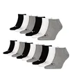 Produktbild: PUMA Socken 15 PAAR Invisible Sneakers Damen, Herren (5x 3er Pack) (Schwarz/Weiß/Grau (882 grey/white/black), 39-42 (6-8 UK))