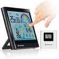 Produktbild: BRESSER VentAir Thermo-Hygrometer mit Touchscreenfunktion und Lüftungsempfehlung