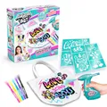 Produktbild: Canal Toys – Airbrush Art – Textil-Airbrush-Set mit Airbrush-Pistole und Markern für Mode-Designs – Kreatives Bastelset für Kinder ab 6 Jahren – Ideal für T-Shirts, Taschen und Accessoires – AIR 016