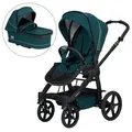 Produktbild: Hartan Kinderwagenset Rock IT Outdoor, Petrol, Textil, 3-teilig, 58x120x102 cm, EN 1888, UV 50+, AZO-frei, Made in Germany, Feststellbremse, Fußstütze abklappbar, Federung, kugelgelagerte Räder, 5-Punkte-Gurt, Handbremse, für Babyschale geeignet, Griff in Lederoptik, Sitz umsetzbar, Reflektorstreifen, abnehmbarer Schutzbügel,5-Punkt-Gurt, Gurtschoner, Schutzbügel abnehmbar, umsetzbar,Matratze, Baby on Tour, Kinderwagen, Kombikinderwagen