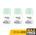 Produktbild: Garnier Mineral Action Control+ 96H Deo Roll-On Excessive Sweat Protect 3er Pack