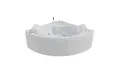 Produktbild: TroniTechnik Whirlpool-Badewanne ANDROS, 160 cm x 160 cm, Whirlpoolpumpe, 1-2 Personen, (inkl. Zubehör, vormontierte Badewanne mit Unterwasser LED), Premium Whirlpoolpumpe, Unterwasser LED, Massagedüsen