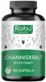 Produktbild: Johanniskraut Kapseln 180 St, Mit Natürliches Hypericin, Hergestellt in Deutschland – RAIBU
