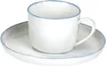 Produktbild: Lambert PIANA KAFFEE-/TEETASSE WEIß RAND HELLBLAU 60020040 SP25-2