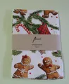 Produktbild: Ambiente Geschirrtuch Weihnachten Lebkuchen Mann Frau Geschirrhandtuch Küche