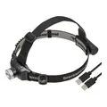 Produktbild: Brennenstuhl Akku LED Kopflampe LuxPremium KL 251 AF / Stirnlampe LED mit austauschbarem Akku und Rotlicht (250lm, IP44, CREE-LED, max. Leuchtdauer 40h, inkl. USB C Kabel) schwarz