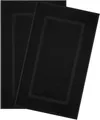Produktbild: HAMMETEX Badematte Hotelmatte, Duschvorleger, Höhe 5 mm, rutschhemmend beschichtet, beidseitig nutzbar, Baumwolle, rechteckig, 2-teiliges Set, einfarbig, 100% Baumwolle