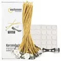 Produktbild: Wachsmann Bienenprodukte Bienenwachskerze Kerzendochte (Komplett Set), Ruhiges, rußarmes Brennen, paraffinfrei. Ø 0.03 cm x 21 cm