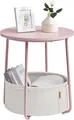Produktbild: VASAGLE Beistelltisch rund, Kleiner Tisch, Couchtisch klein, Wohnzimmertisch,