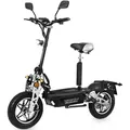 Produktbild: Elektroroller 1000W E-Scooter mit Straßenzulassung - VR-1500-EEC 35km/h, Elektro Moped mit Zulassung, Faltbar, E-Mofa, Roller - schwarz - Schwarz