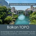 Produktbild: Balkan Topo Garmin Karte 8GB Karte für Navigationsgerät sowie PC & MAC