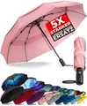 Produktbild: Stärkster sturmfester Reiseschirm kompakt und hochwertig, kleiner, robuster, ...