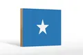 Produktbild: Holzschild Flagge Somalias 18x12 cm Flag of Somalia Deko Schild