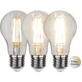 Produktbild: STAR LED Filament Leuchtmittel E27 klar 3000K 6,5W 800lm IP44 3-stufig dimmbar