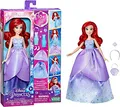 Produktbild: Disney Prinzessin Arielles Kleidergalerie Modepuppe, 10 Outfit-Kombinationen, Spielzeug für Kinder ab 3 Jahren