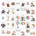 Produktbild: 36er Set hochwertige Geburtstagskarten – Glückwunsch- & Postkarten zum Geburtstag – Happy Birthday Karten im Postkarten-Set – Männer Frauen
