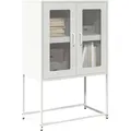 Produktbild: Highboard Weiß 68x39x107 Cm Stahl - Vidaxl