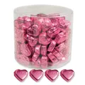 Produktbild: Günthart 150 rosa Schokolade Herzen, rosa, Pralinen Schokolade Box, Give away