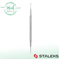 Produktbild: Pediküre-Doppelwerkzeug STALEKS EXPERT PE-60/4, Edelstahl, Feile schmal