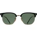 Produktbild: Ray-Ban Square Unisex Schwarz auf Gold Grün RB4416 Neu Clubmaster