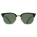 Produktbild: Ray-Ban RB4416 New Clubmaster 601/31 schwarz auf gold grün Sonnenbrille