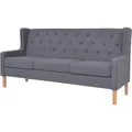 Produktbild: vidaXL 2-Tlg Sofa-Set Stoff Grau Modell 3