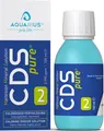 Produktbild: AQUARIUS pro life ® - CDSpure 100ml I nanogefiltert & hochrein I Chlordioxid-Fertiglösung (0,299%) in AQUARIUS BLUE Edition Glasflasche I 2 Jahre ungekühlt haltbar I 2990ppm I CDL Tropfen I Premium CDS I Das Original