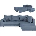 Produktbild: Ecksofa - denim - Microfaser - mit Liegefunktion
