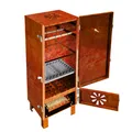 Produktbild: Räucherofen Räucherschrank Räuchertonne Räucher Grill Ofen Smoker Cortenstahl