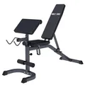 Produktbild: GORILLA SPORTS® Hantelbank - Curlpult, Verstellbar, bis 250kg - Sit Up Bank, Trainingsbank, Schrägbank, Bauchtrainer, Fitnessbank, Flachbank