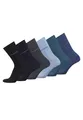 Produktbild: bugatti Herrensocken 6er Box - Stilvolle Sockenbox Baumwollsocken für Männer mit Komfort und Eleganz - dunkelblau 39-42