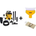 Produktbild: DeWalt DXV20PB 20L Nass-/Trockensauger + Filtertüten und Staubsammler (Nass-Trockensauger) (DXV20PB)