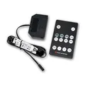 Produktbild: world-trading-net - Mini LED Dimmer mit Funk-Fernbedienung, 12VDC 6A, mit 6-fach LED-Verteiler