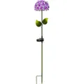 Produktbild: STAR LED Solar Garten Stab Akku Wege Deko Leuchte pink Hortensie Blume IP44 rosa