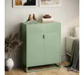 Produktbild: skølm Kommode Izar aus Metall (Mintgrün), Highboard mit Doppeltür & höhenverstellbare Einlegeböden