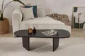 Produktbild: Skye Decor, Ovalis - Wood Black, Couchtisch, Holz Schwarz, 100 % Melaminplatte, 130 x 65 x 40 cm