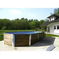 Produktbild: WEKA Ovalpool, grau/grün, BxHxL: 376 x 116 x 714 cm - beige