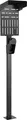 Produktbild: InLine Universal Wallbox-Standfuß mit EV-Ladekabel Halterung - schwarzwith EV charging cable holder - Schwarz