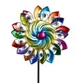 Produktbild: Windrad Gartenstecker COLOR STONES H. 124cm D. 34cm Metall Formano Garten S25