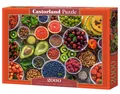 Produktbild: 5904438200993 Puzzle 2000 elementów. Stół pełen zdrowego jedzenia Castorland