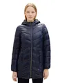 Produktbild: TOM TAILOR Damen Lightweight Steppmantel mit Kapuze, 10668 - Sky Captain Blue, L